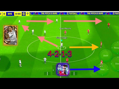 Best Formation for efootball2025    #efootball #youtubemyanmarchannel #efootballupdate