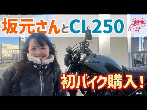 【初バイク購入！】坂元誉梨 × ホンダ・CL250 ～立ちゴケはまだ2回～