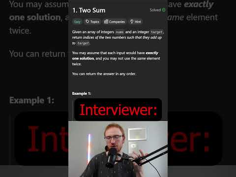 Coding Interview - Two Sum (Python)