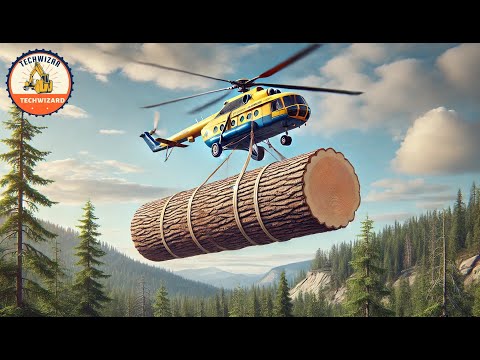 Extreme Danger, Massive Wood Logging Trucks | Largest Heavy Equipment Machines