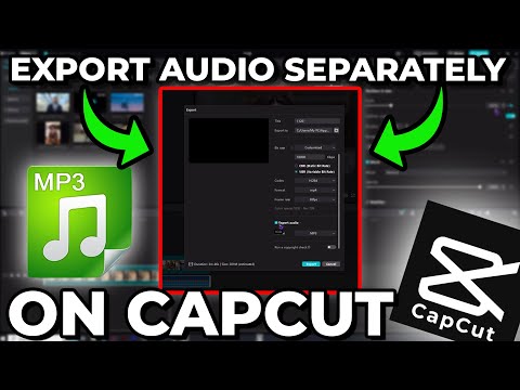 How To Separate And Export Your Audio From Video As MP3 On CapCut PC