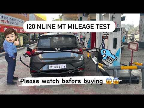 I20 nline mileage test ⛽️ || nline turbo manual का सच 🥵