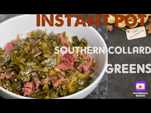 Southern Collard Greens : Step by Step| Instant pot #collardgreens #instantpot #sidedish #soulfood