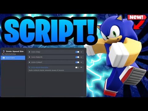 *OP* ROBLOX SONIC SPEED SIMULATOR HACK SCRIPT/GUI/AUTOFARM *Pastebin 2022*