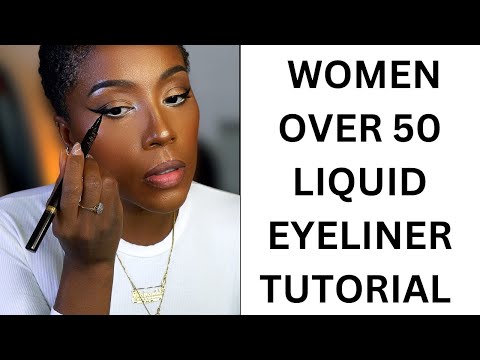 The Best Liquid Eyeliner Tutorial for Older Women