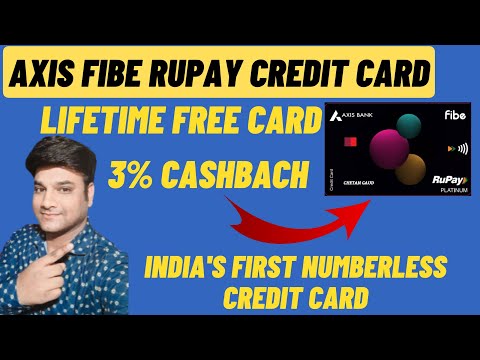 Fibe Axis bank rupay Credit Card! Fibe axis numberless credit card review! lifetime free fibe card