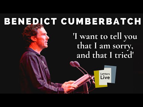 Benedict Cumberbatch reads a letter of apology from a father to his children