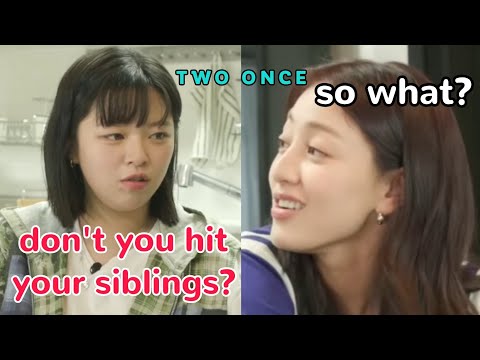 jihyo and jeongyeon *bickerings* episode at jihyo's house 😂