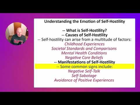 Emotions 101 for People with ASD: Understanding "Self-Hostility"