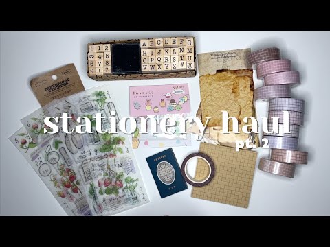 Cute Stationery Haul ❤️ Stickers, Washi, Stamps and more!