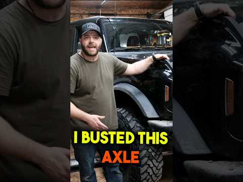 How to change an AXLE in 55 seconds! 💪🤯🔧 #shorts #fordbronco #mechanic