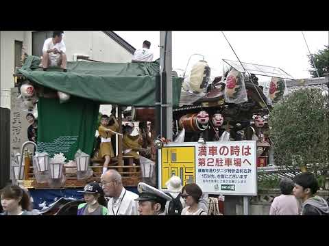 熊谷うちわ祭　２０１９年　石上寺前の叩き合い