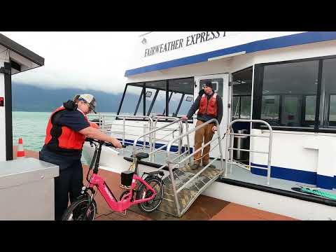 Fast Ferry from Skagway to Haines ,Alaska USA 2024