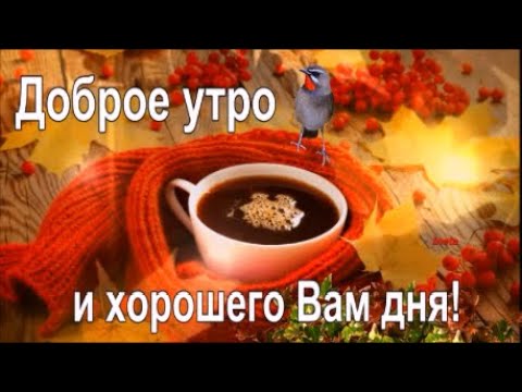 Доброе Осеннее Утро ! Хорошего Дня ! Красивое музыкальное видео с пожеланиями.