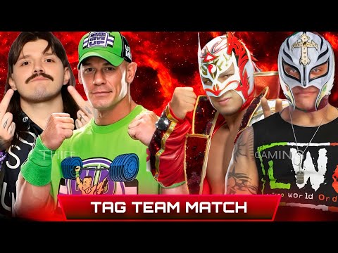 WWE 2K24 • Tag Team Match - Dominik Mysterio John Cena VS Rey Mysterio Dragon Lee | WWE