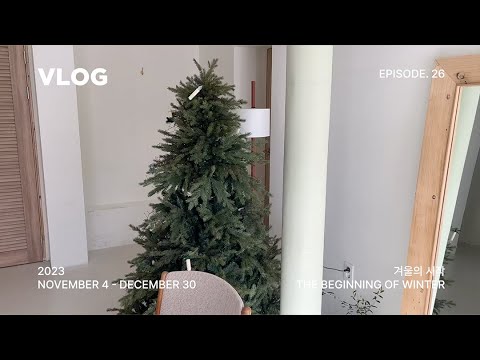 VLOG | 연말을 준비하는 방법 ⛄️🎄 (디자이너 브이로그 / 크리스마스 트리 꾸미기 / 서촌 / 테이크 아이비 / 라익디스 러그 / 프로토콜 / 로컬스티치 / 무브먼트랩)