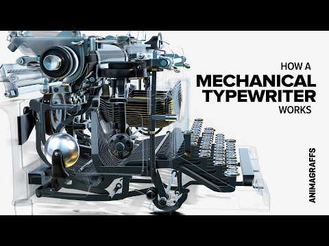 How a Mechanical Typewriter Works