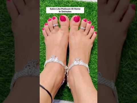 Salon Like Pedicure At Home In 5minutes | Tanning Remove Homeremedy/Fair Feet Easily #shorts #viral