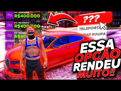 ESSA OPÇÃO DO M0D MENU TA FORTE AGORA DEU RUIM PRA ELES ABRIU E JA FALIU KKKK GTA RP