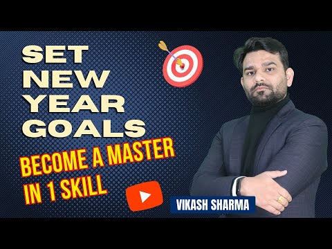 Set new year Goals, become a master in 1 skill #newyearresolution