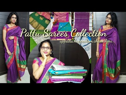 Pattu saree Collections//uppada sarees//sarees from Manufacture//sarees from 600// latest & trending