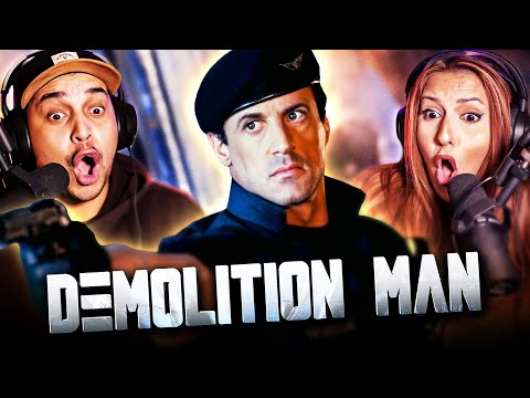 DEMOLITION MAN (1993) MOVIE REACTION - AN ACTION PACKED SCI-FI! - FIRST TIME WATCHING - REVIEW