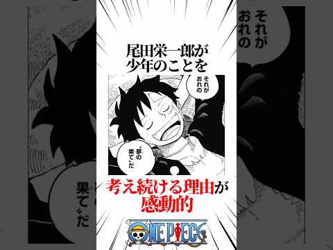 【ワンピース】尾田栄一郎が少年のことを考え続ける理由が感動的 #shorts #onepiece