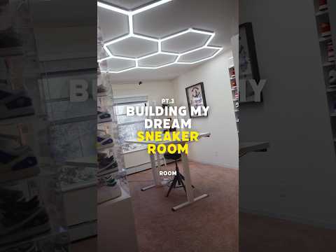 Building My Dream Sneaker Room Pt3☢️