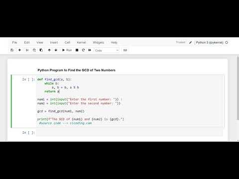 Day 59: Python Program to Find GCD of Two Number