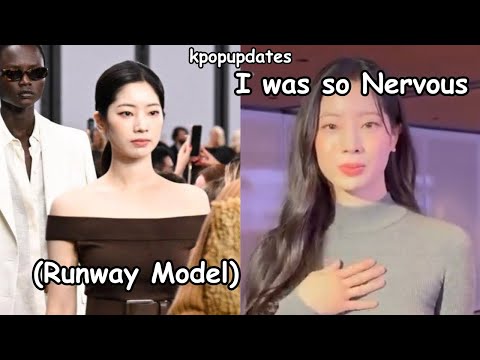 twice dahyun runway model debut at Michael Kors event in New York