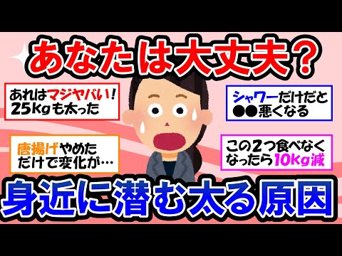 【ガルちゃん 有益トピ】あなたが痩せなくなった原因はこれかもしれません！やめたら痩せた２つのこと｜ゆる～いダイエットでもたった３ヶ月で60kg → 50kg【ゆっくり解説】