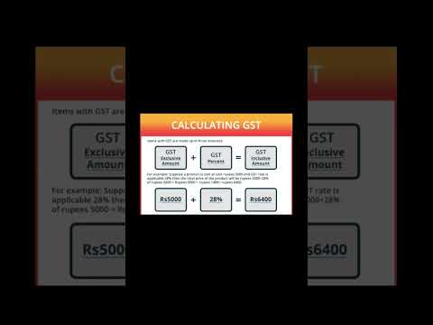 Calculation of GST