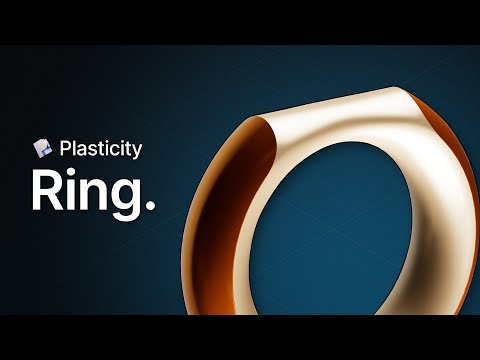 Plasticity Surface 3D Modeling | Ring Practice