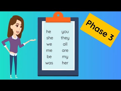 Phase 3 Tricky Words Song