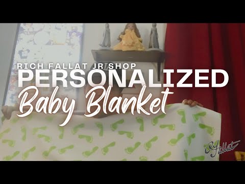 Personalized Baby Print Blanket