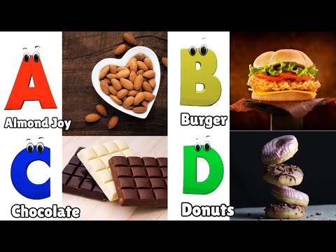 Food ABC Song for Toddler | Phonics for Kids | Alphabet Letters | Learn ABC