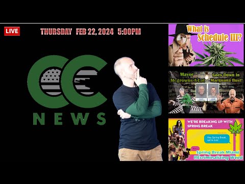 Cannabis News Update – What if Schedule 3 Happens, Mayor Busted , and Miami to Recriminalize Weed