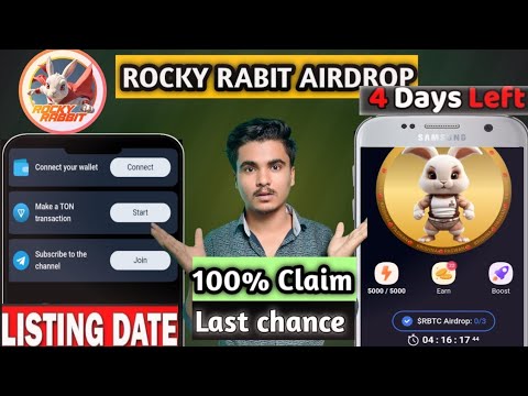 Rocky Rabbit Airdrop Claim $RBTC Token | Rocky Rabbit Airdrop Withdrawal Now