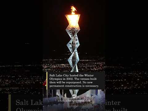 Salt Lake City is hosting the 2034 Winter Olympics