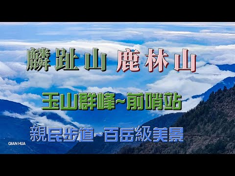 【麟趾山】【鹿林山】親民輕鬆步道卻擁有百岳級美景，眺望玉山群峰