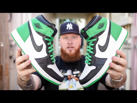 ARE THE JORDAN 1 LUCKY GREEN SNEAKERS WORTH BUYING?! (Early In Hand & On Feet Review)