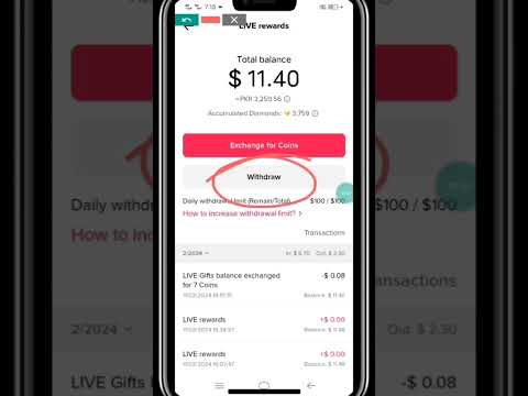 how to withdrawal to tiktok balance in Pakistan just 10 dollar #tiktok #withdrawal