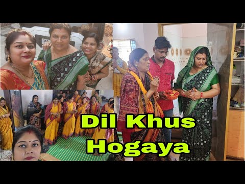 Vlog935👉 Hum Chale Sundarakanda Puja k liye...Udhar Bhakti me lin hogaye👉 Jhum uthe Kirtan mai🙏🙏🙏🙏🙏