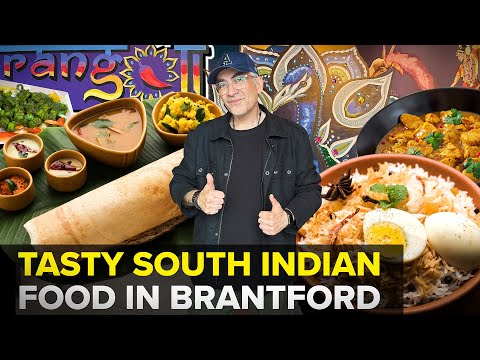 Best South Indian Restaurant Rangoli Brantford | Street Food IN 🇮🇳