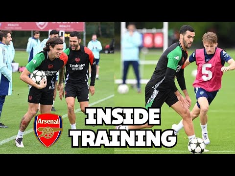 INSIDE TRAINING - Is back Mikel Merino - ARSENAL TRAINING TODAY #mikelmerino #arsenaltrainingtoday