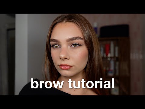 how to perfectly SHAPE, TINT, & FILL your eyebrows at home