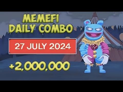 27 July memefi daily secret combo #memefi #memcoin #memeficombo #memeficombotoday #memefisecretcode