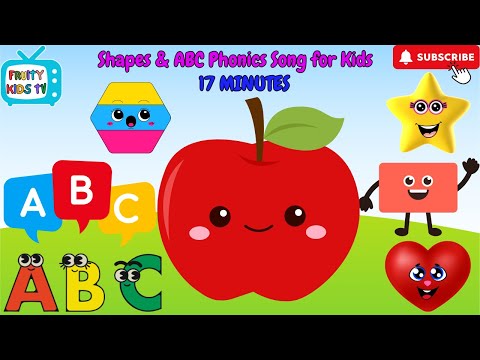 Learn Shapes & ABCs | Phonics Song | Fun Song for Toddlers & Kids!