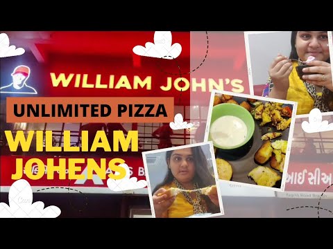 UNLIMITED BUFFET || William John's pizza || New branch in Rajkot #awsomegirl