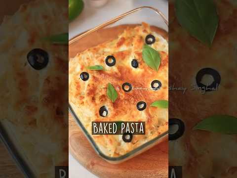 || Cheesy Baked Pasta Recipe || #shorts #viral #ytshorts #pasta #baking #recipe